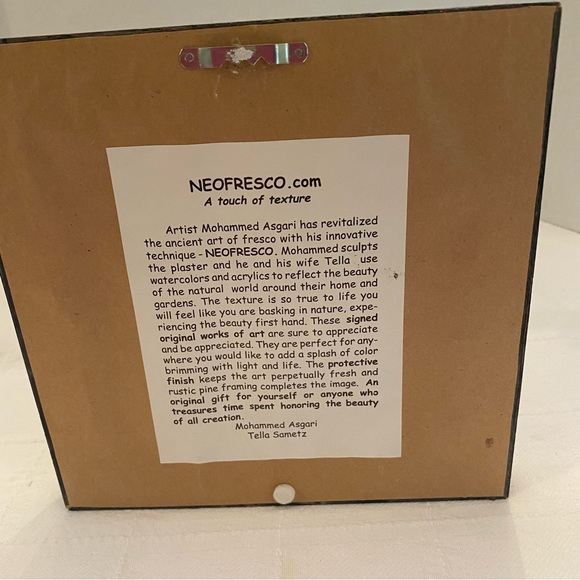 Mohammed Asgari signed original work of art. Water colour and acrylics - Picture 6 of 8